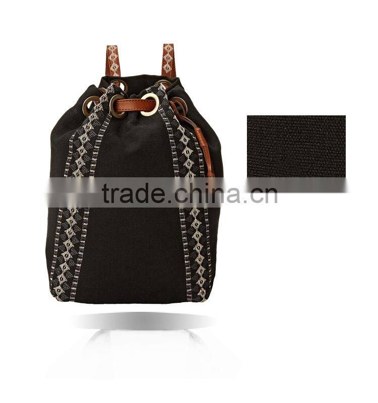 small quantity acceptable high quality wholesale custom leather strap backpack production