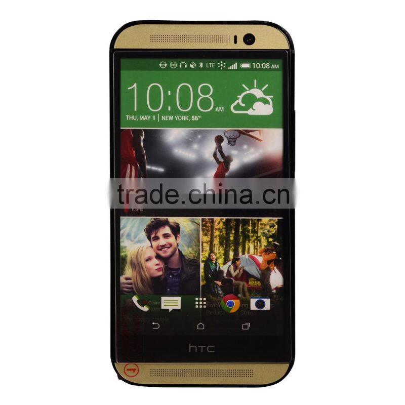 2015 Hot selling glass screen protector with 9h hardness for HTC one M8
