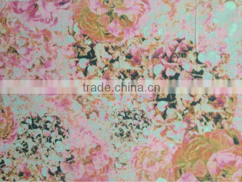 printed 100% rayon fabric