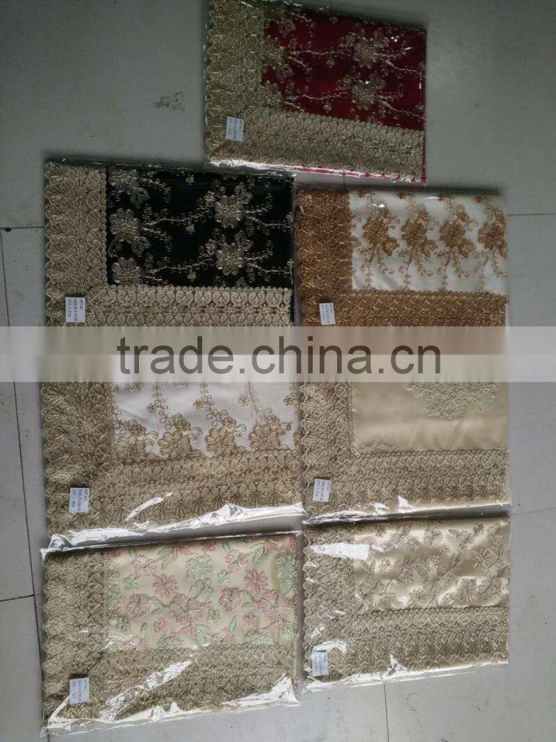 gold tablecloth for wedding /party