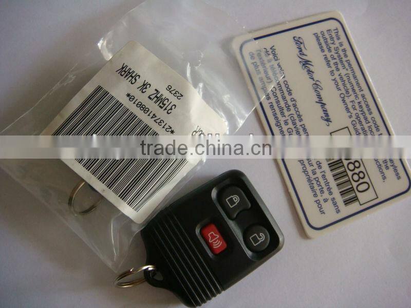 Tongda High quality Original 3 button remote control for F-ord