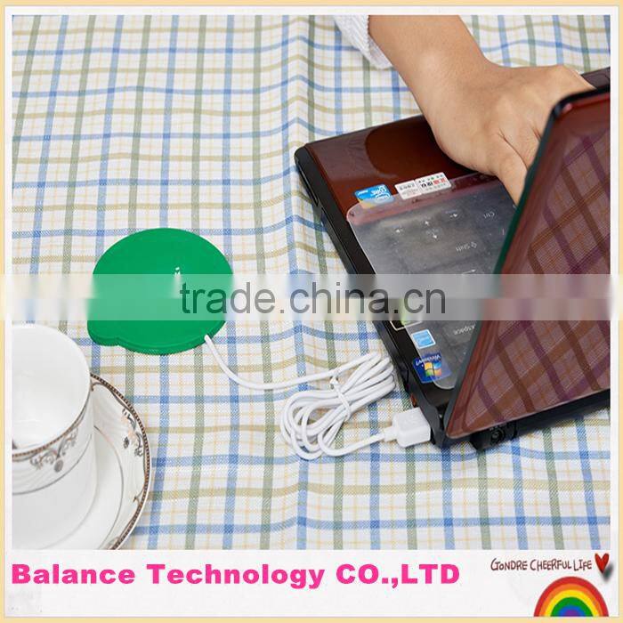 Hot USB heat warmer/cup mat/coffe coaster/vacuum cup pvc coaster