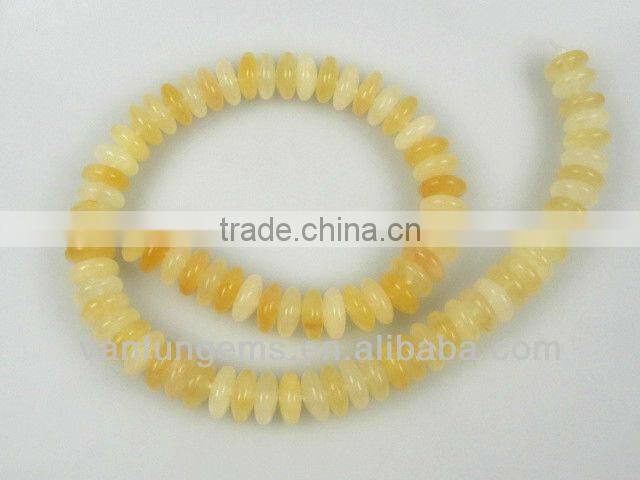 Gemstone new jade rondelle beads for jewelry