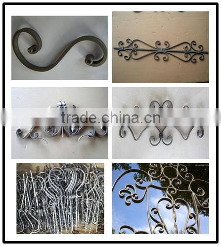 Forged/Cast Decorative Wrought Iron C/S Scrolls, Wrought Iron Metal Ornaments For Gates/Fences/Stairs/Railings Art.5056-5058