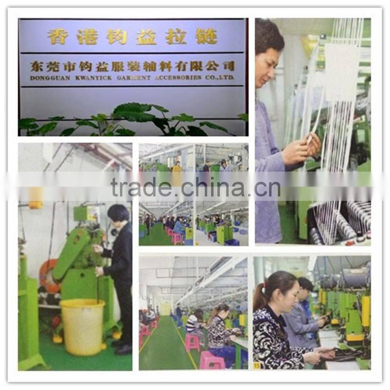 100% polyester tape zipper for mens jackets derlin teeth #5 close end plastic zipper