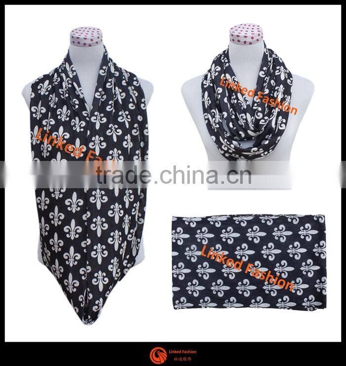 New High Quality Cotton Chevron Infinity Breastfeeding Nursing Scarf
