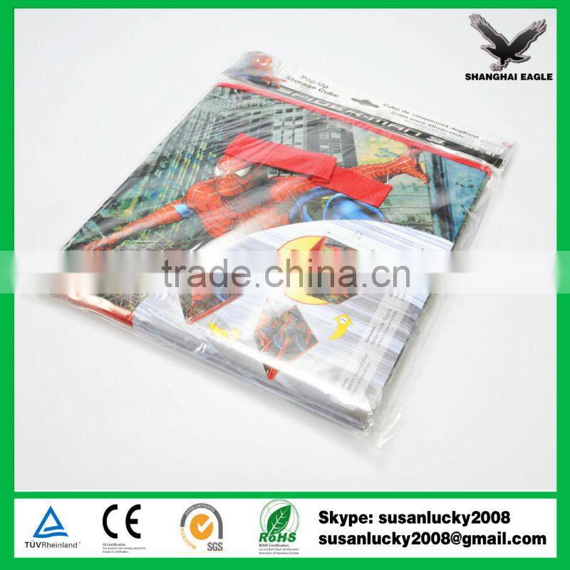 High Quality Folding Non-Woven Storage Ottoman/Stool with Imprint Logo (diectly from factory)