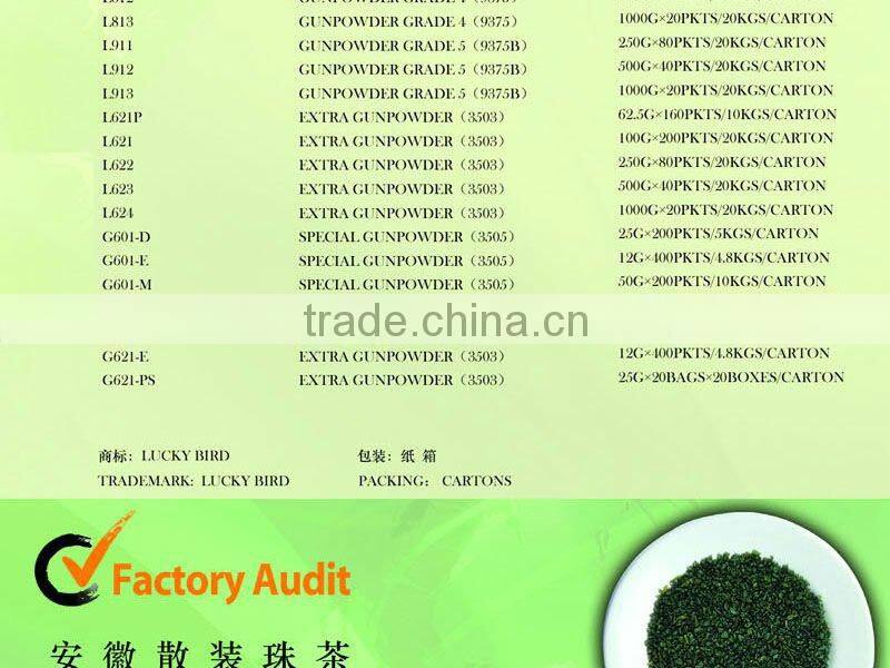 China green tea Chunmee 41022AA