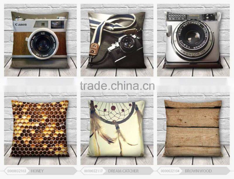 high quality fashion white kitty design 3d digital print pillowcases fullprint decorative throw pillow covers seat cushion Cover