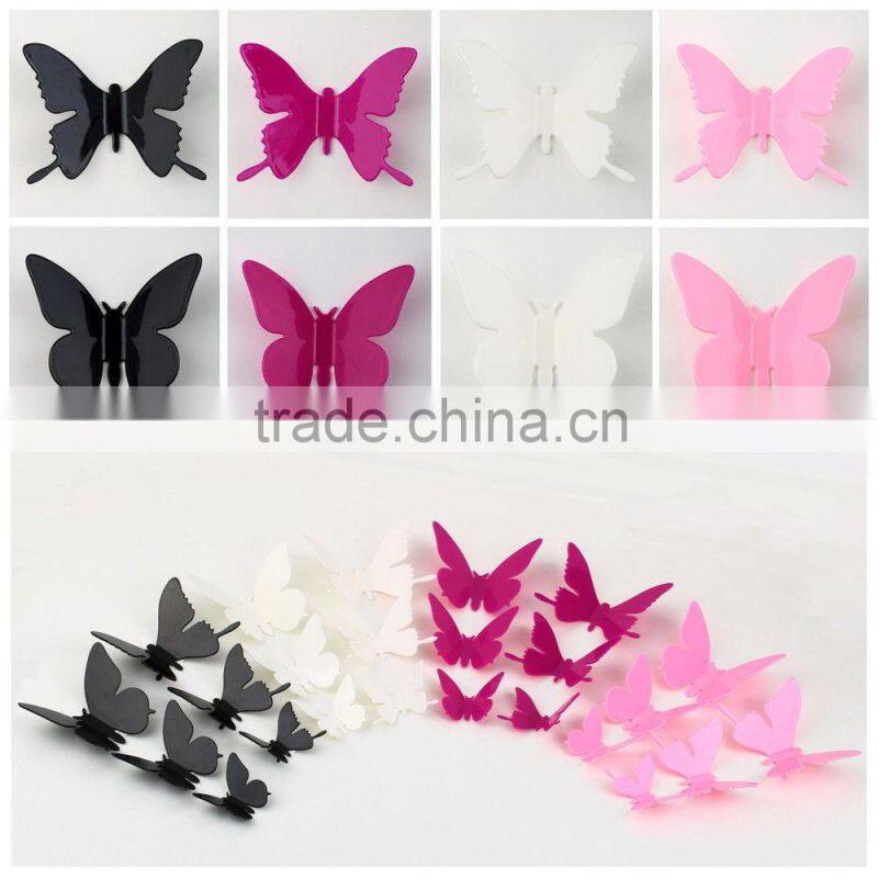 Adhesive 3d butterfly tattoo sticker dome stickers custom 3d dome sticker made in China
