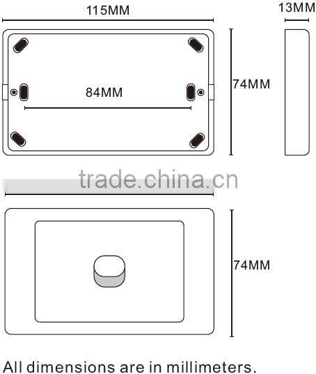 Double Wall GPO Power Point Switch With Socket