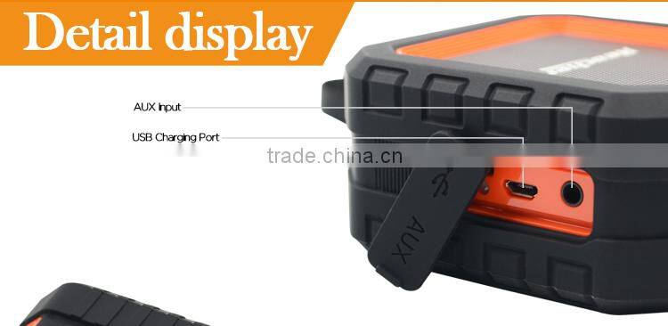 2016 fashion Waterproof Bluetooth Speaker in high quality factory wholesale