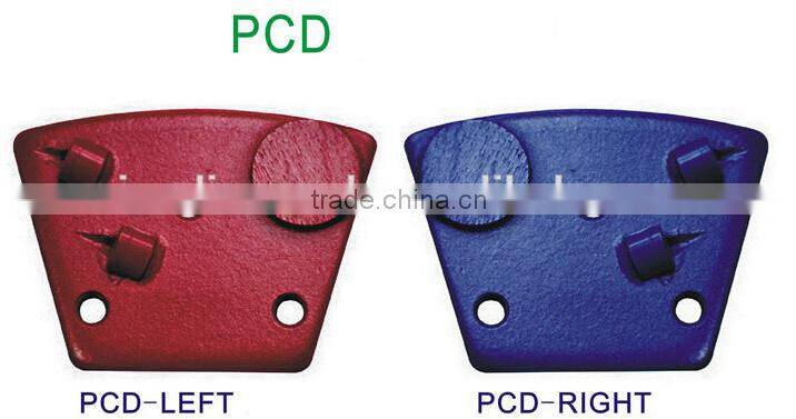 PCD grinding block/diamond grinding shoe for epoxy resin removal