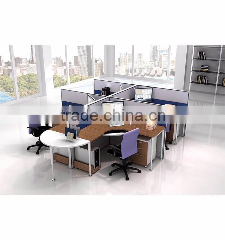 High quality!Manufacturers for office workstation tables for 4 people