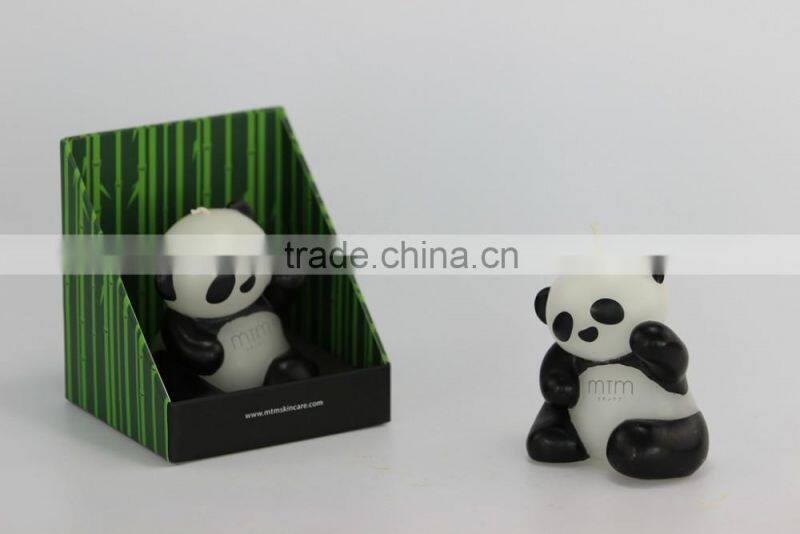 Panda shaped Paraffin Candles