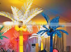 Led outdoor solar tree lights