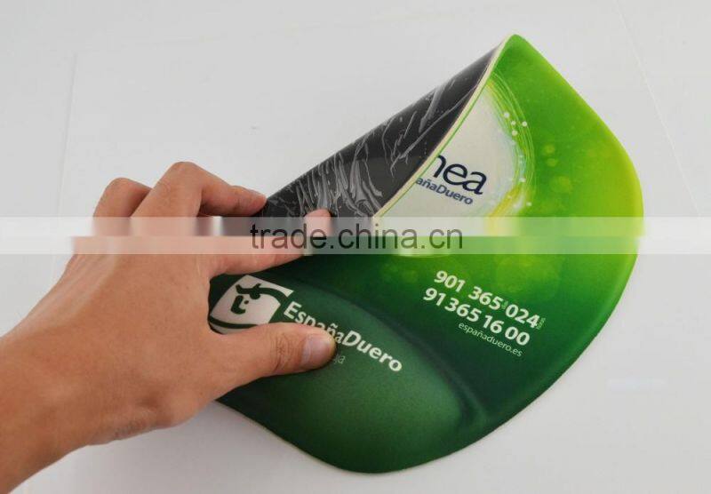 Silicon Mouse Pad With Gel Wrist Comfort Soft Support PC Notebook Laptop