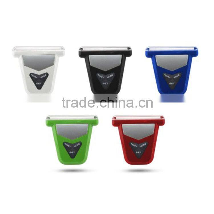 counting the steps / distance and calories calculate large screen LCD display pedometers with lumbar clip