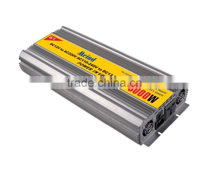 cheap price 3000W power Inverter,DC12V/24V-AC110V/220V with charger and AC220V output