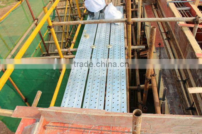 Scaffolding steel plank walk board 420 * 45 * 1829mm