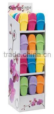 POS Corrugated Cardboard Shoe Store Display Racks