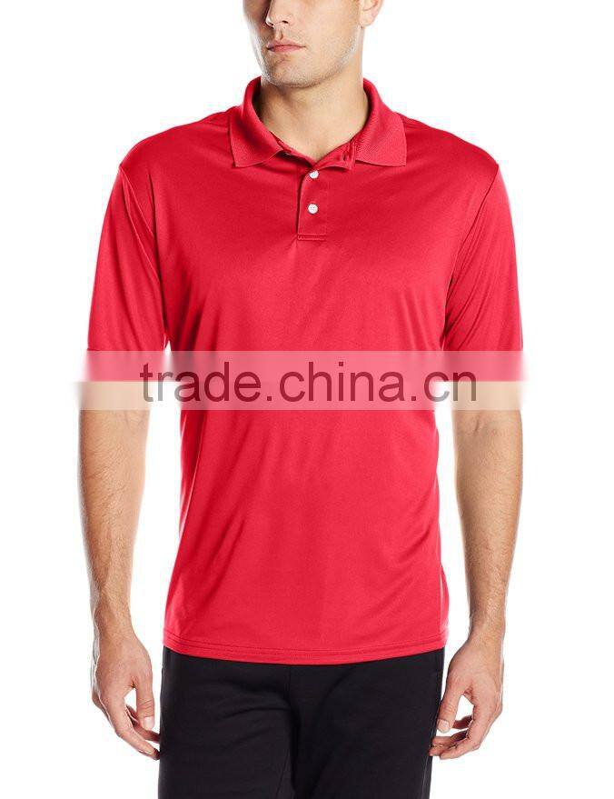 Guangzhou factory New Design Top Quality 100% Polyester Men's Dry Fit Golf Polo t shirt