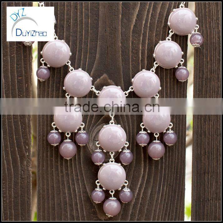 Hot Selling Luxury fashion bubble Statement Bib Necklace