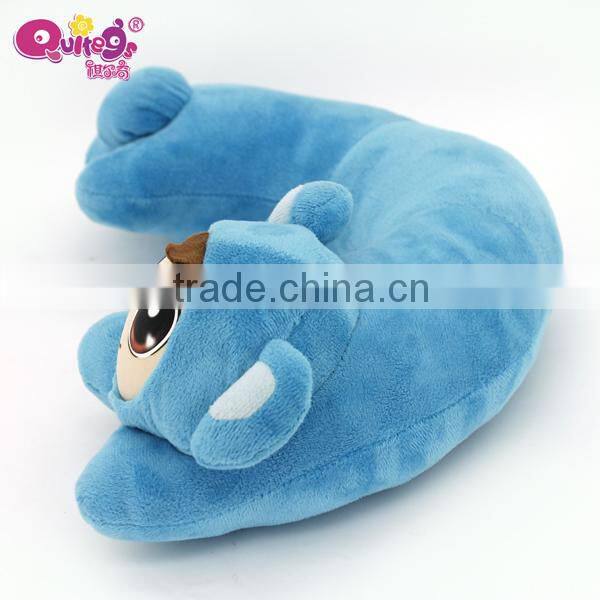 human animal face U shape pillow