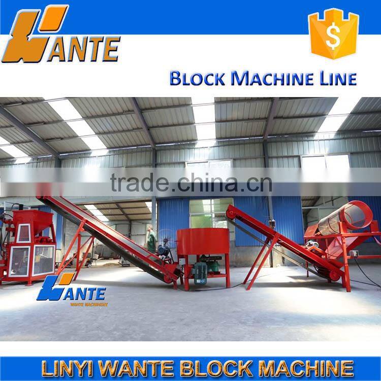 WT1-10 clay soil brick making machine for clay brick