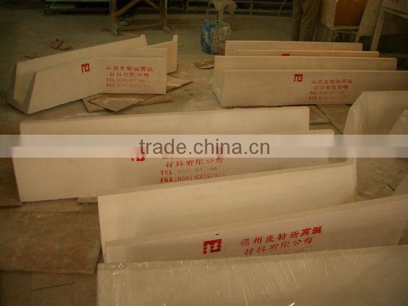 erosion resistance ceramic launder