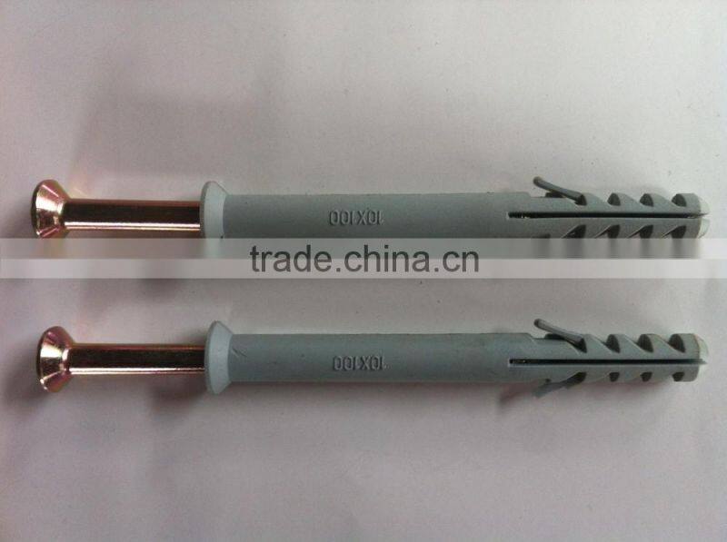 nylon hammer anchor with nail screw