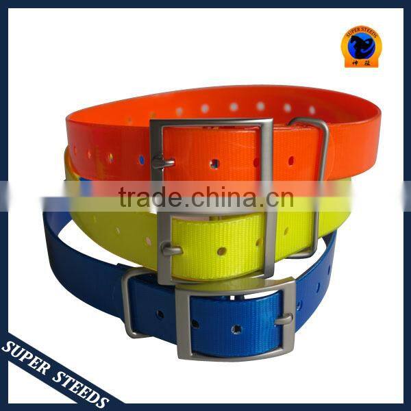 Zinc alloy buckle durable TPU hunting dog collar