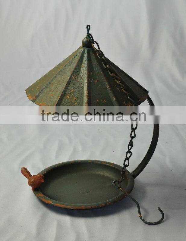 Antique bird decoration hanging bird table