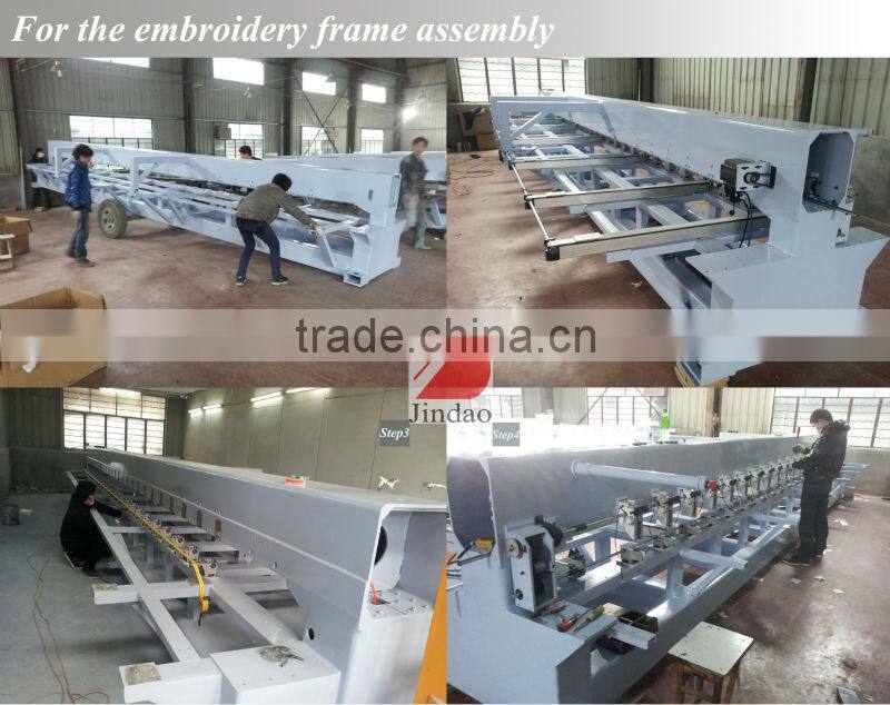 High speed computer sequin embroidery machine of 24 heads