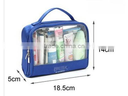 custom promotional clear pvc toiletry bag