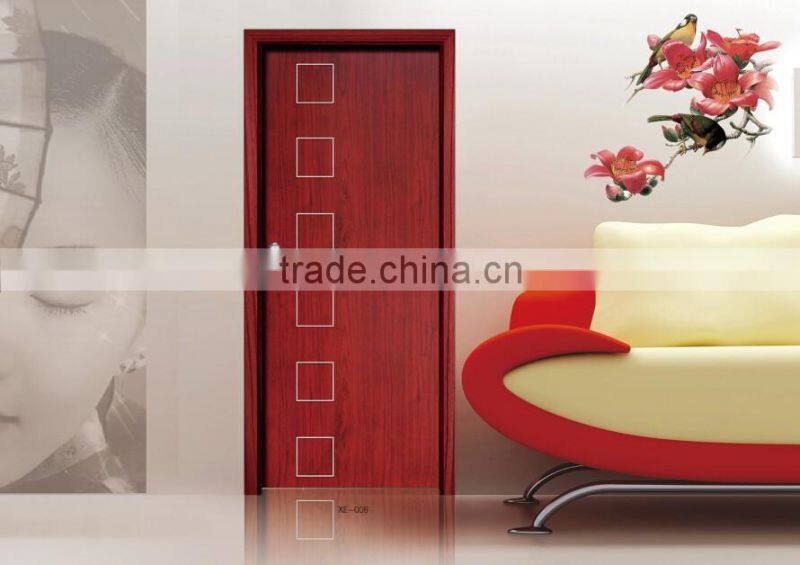JFCG WPC red Room Door used in Bedrooms by heat transfer