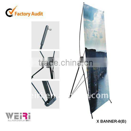 Iron pole Korean Portable X-Banner