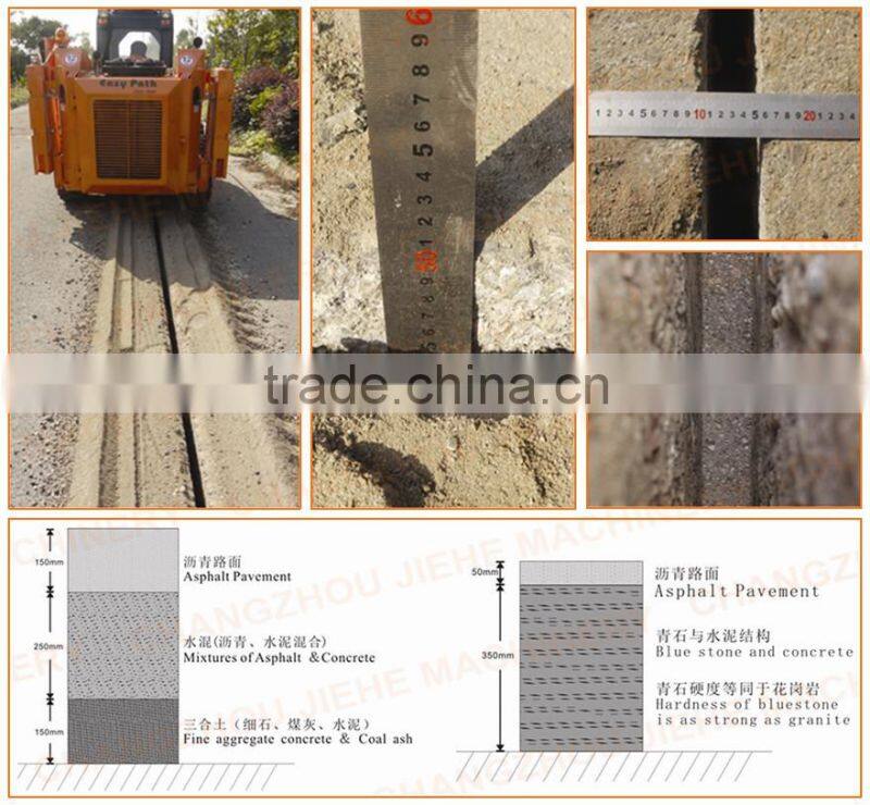 For Trenching Or Digging,CE Certificated trencher fiber optic JHK600
