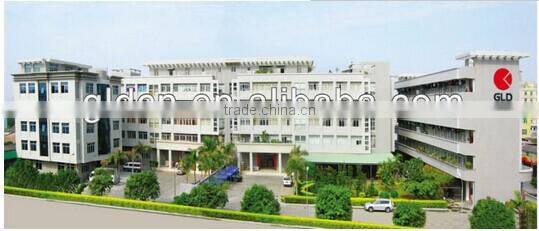 Yellow fashional oblong jewelry box with velvet lining