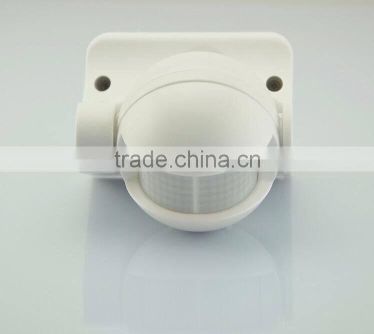 IP44 CE 180 degree infrared PIR motion sensor switch