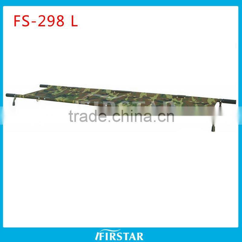 Folding canvas stretcher