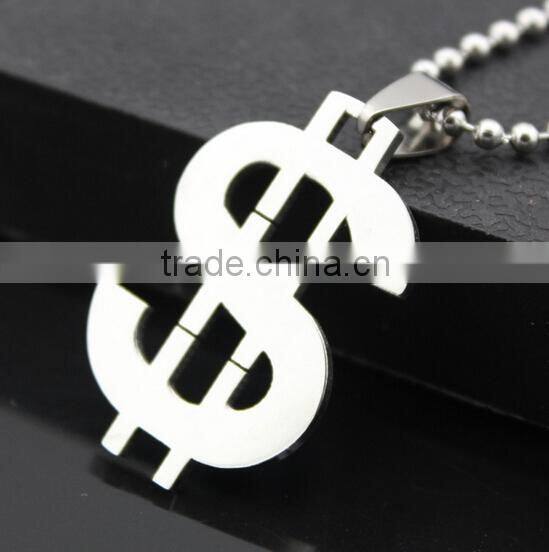 Yiwu man titanium stainless steel cross blue gemstone pendant