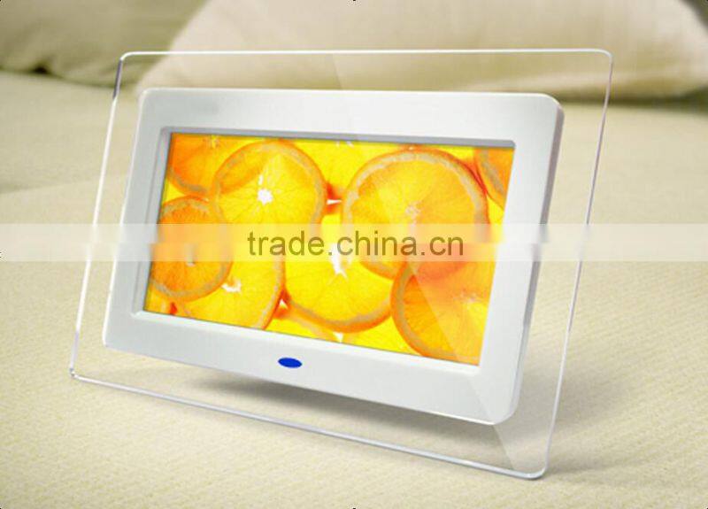 GRADE A SCREEN 7" DIGITAL PHOTO FRAME ,CE/FCC/ROHS