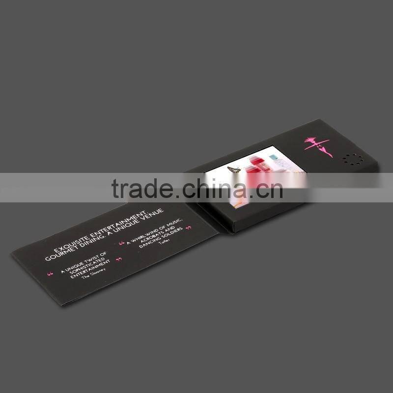 Popular LCD Video Greeting Card As Promotional Gift