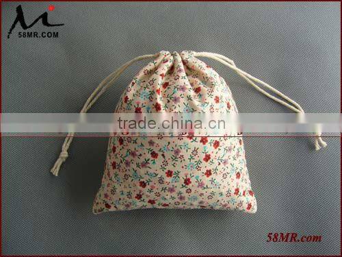 Wholesale Cotton Fabric Drawstring Bag,Small Drawstring Bags