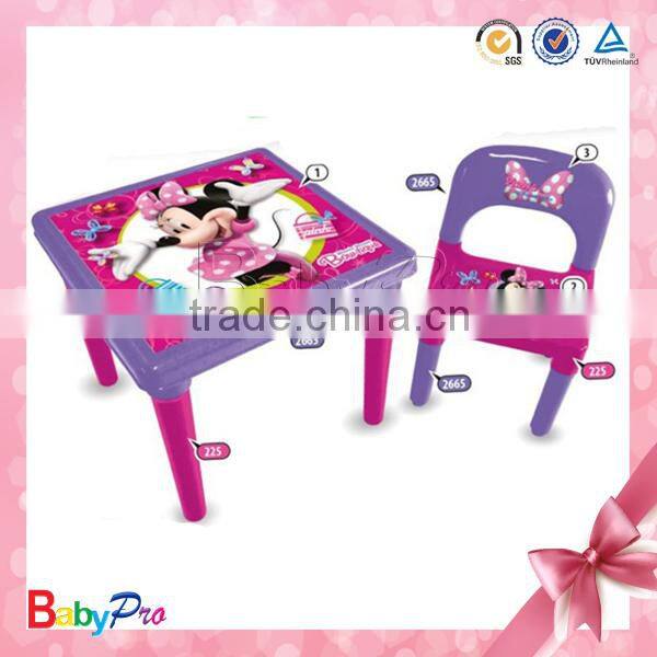 2015 Hot Sale Promotional Kids Plastic Folding Table And Chair Children Table And Chair