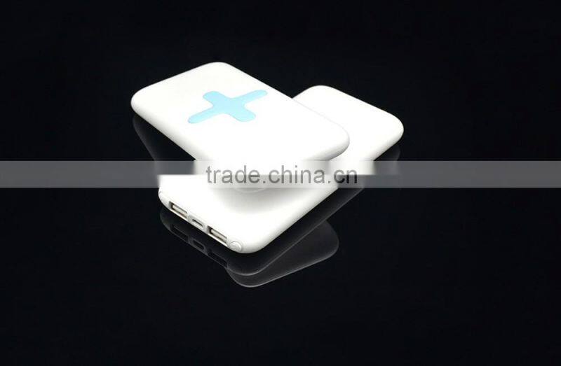 chines smart phone charger power bank 6000mah wireless charger