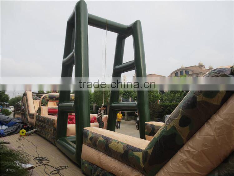 Gaint 2016 fashionable outdoor inflatable obstacle course for sale