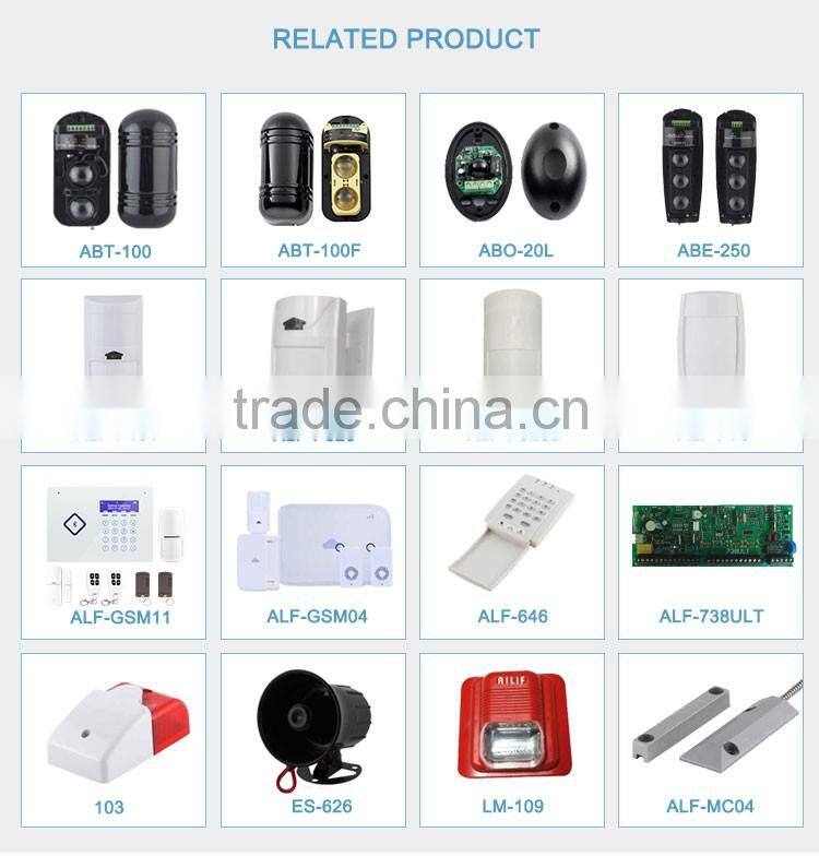 Active Infrared 2 Beams Barrier Sensor For Intrusion Detection