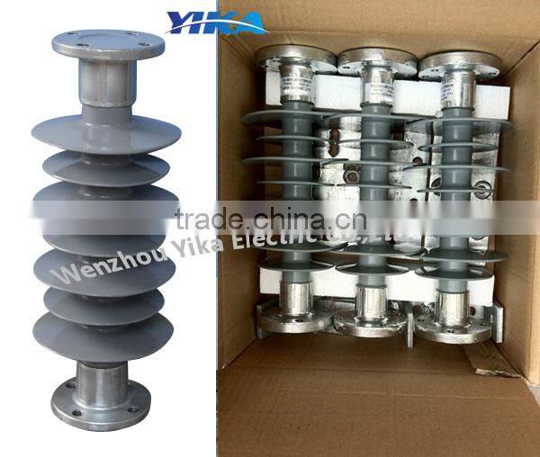 Wenzhou Yika IEC 24KV Polymeric Post Insulator / Support Insulator